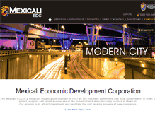 Tablet Screenshot of mexicaliindustrial.com